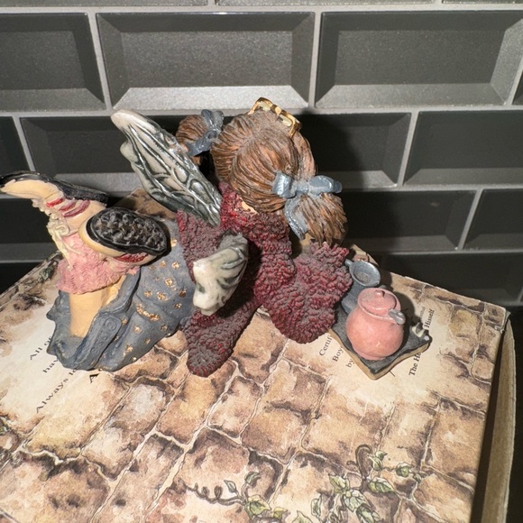 Boyds Bears Wee Folkstone Collection Estudious " Cram" Faeriebaum  4E/4590 - Picture 5 of 7